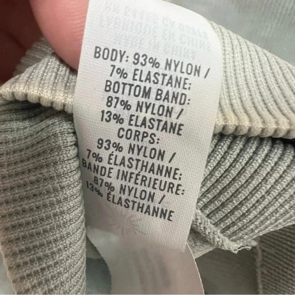 Offline by Aerie Seamless Long Sleeve Crop Top Workout Top With Pattern Size L - Picture 9 of 11